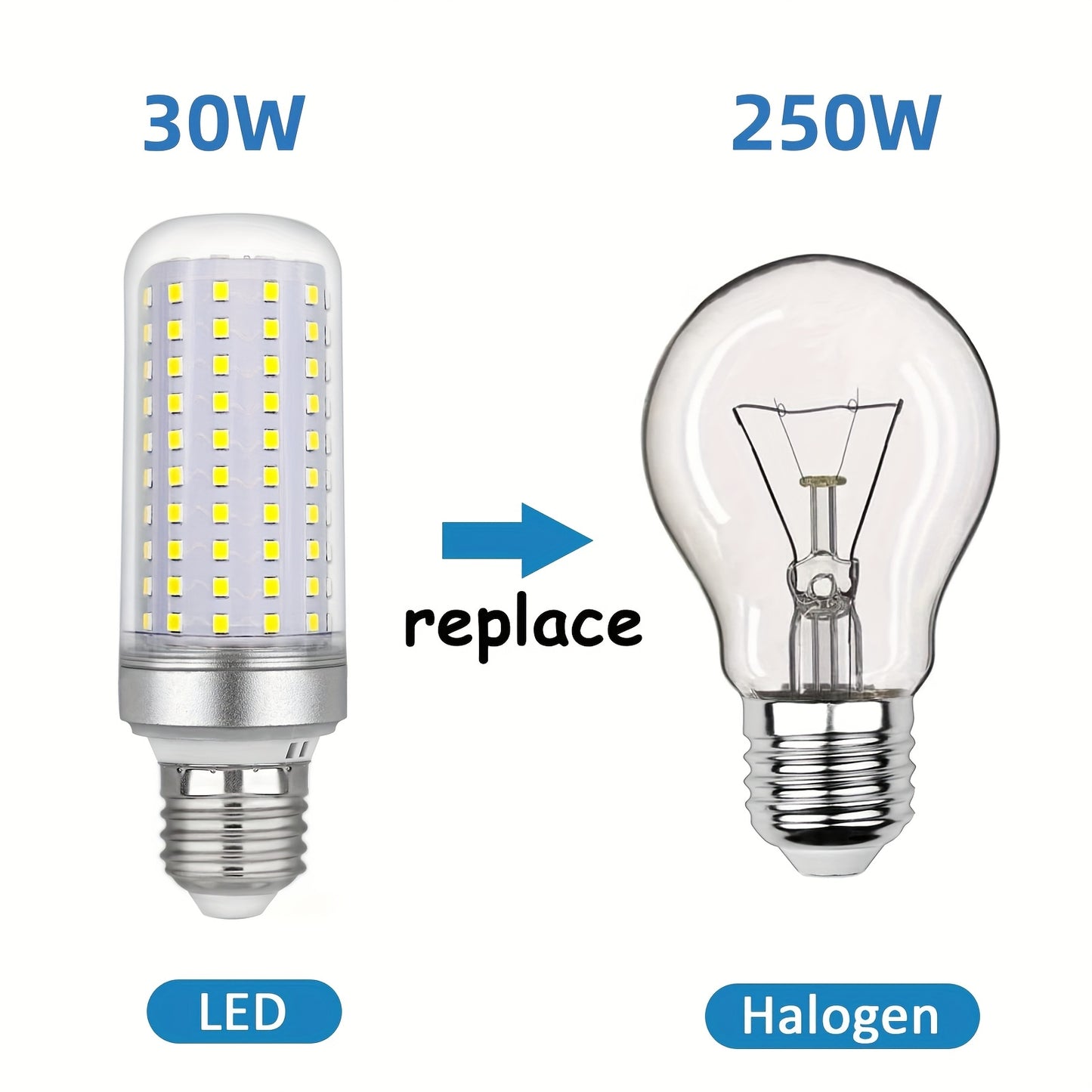 4pcs 30W LED Light Bulbs