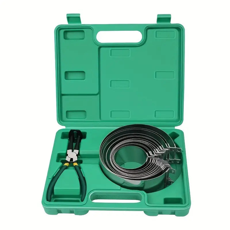 7cm/2.76inch-14cm/5.51inch Range Metal Piston Ring Compressor Set