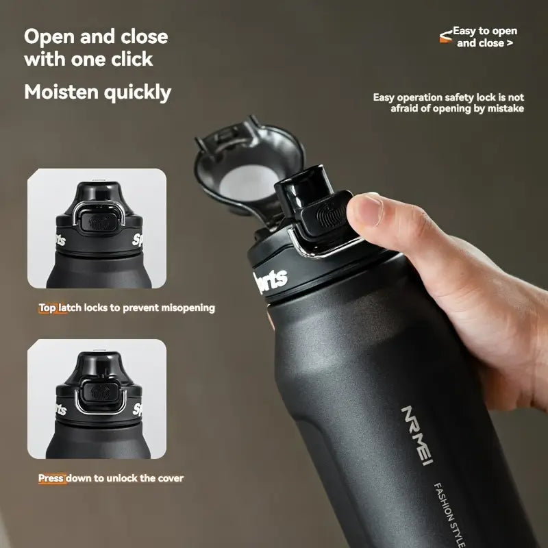 stainless steel preservation outdoor sports water bottle