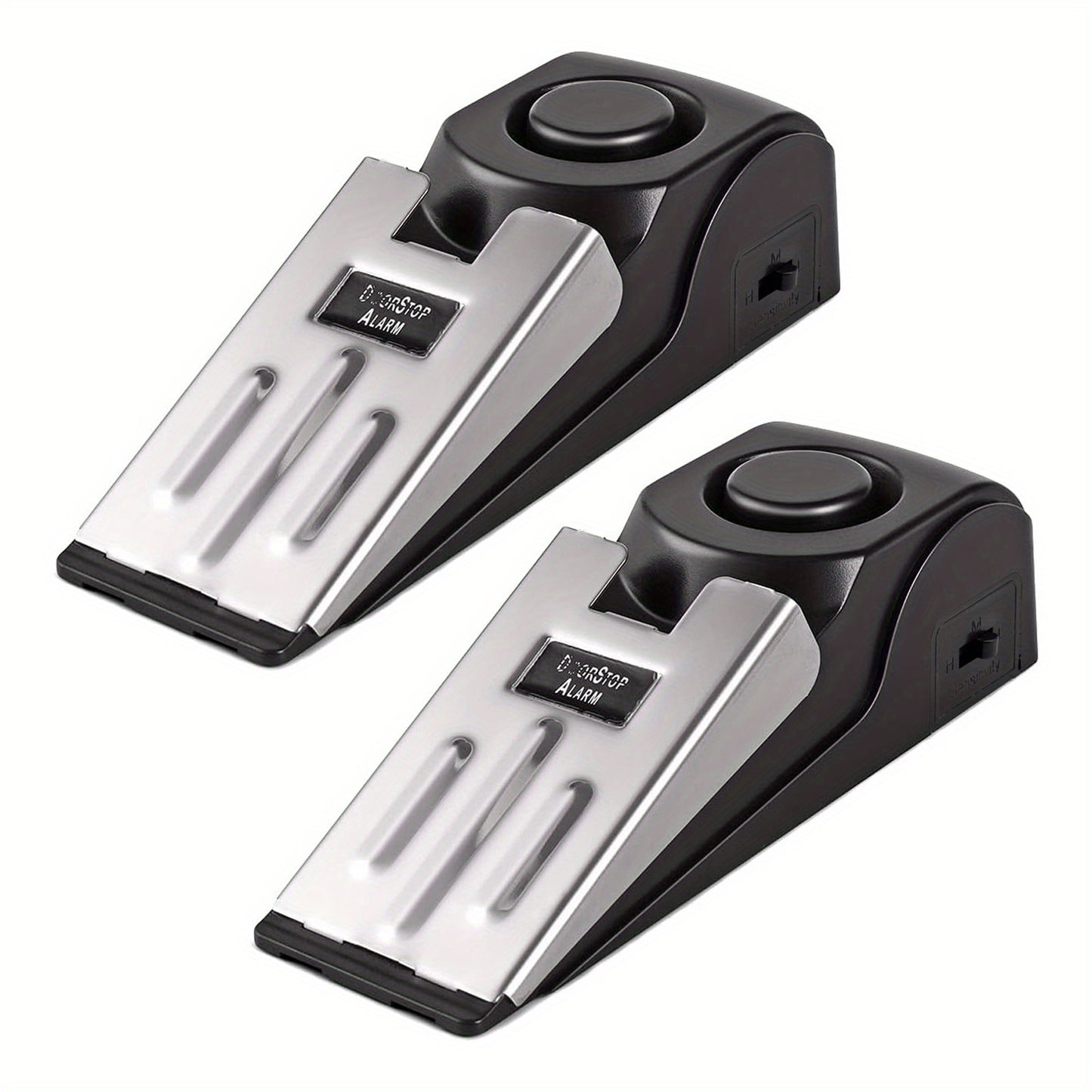 Alarm safety door blocker