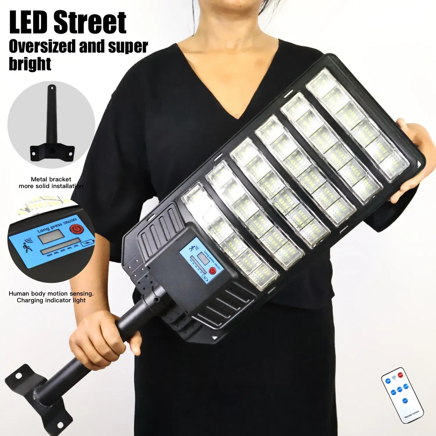 Extra Large Outdoor Solar Wall Light
