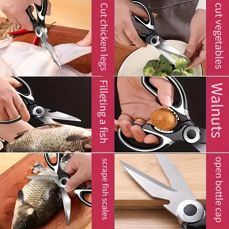 Stainless Steel Food Grade Multi-Function Scissors