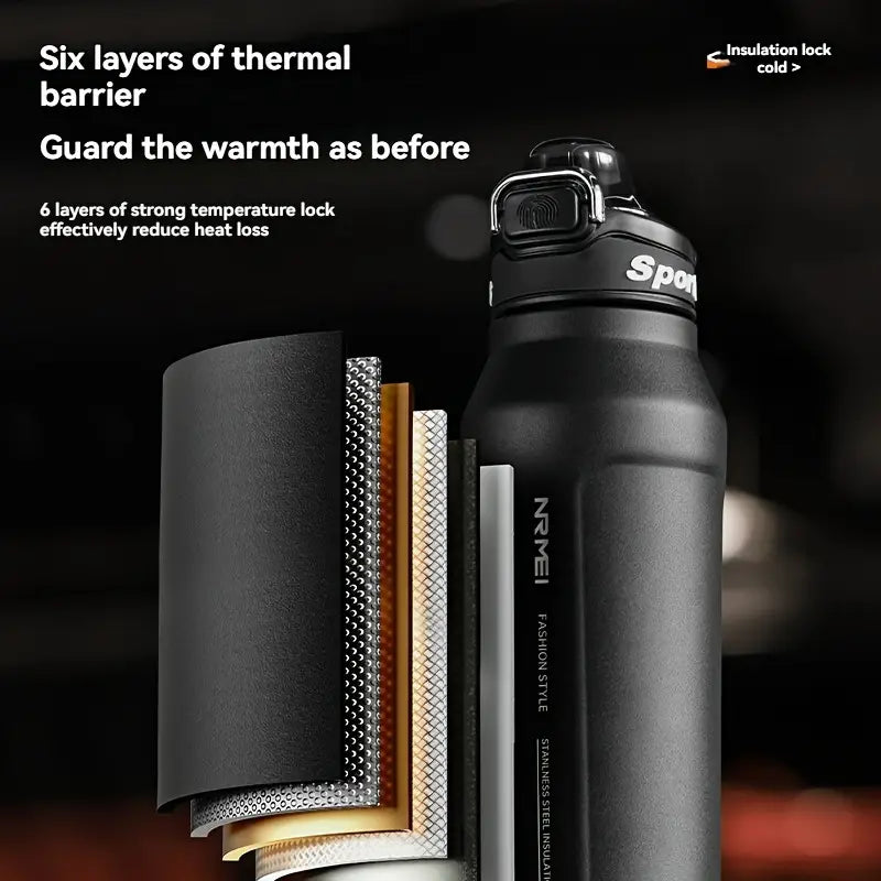 stainless steel preservation outdoor sports water bottle