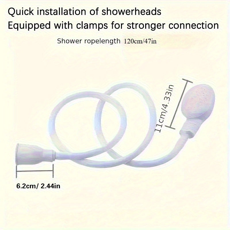 Flexible White Faucet Sprayer