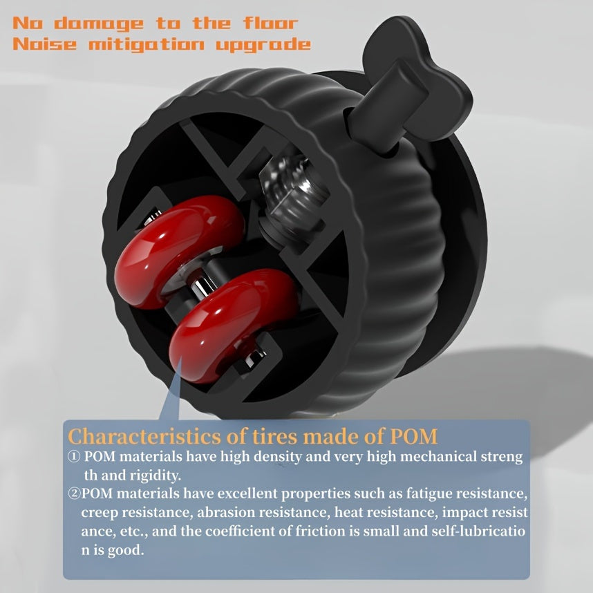 4pcs Metal Swivel Casters with Lock