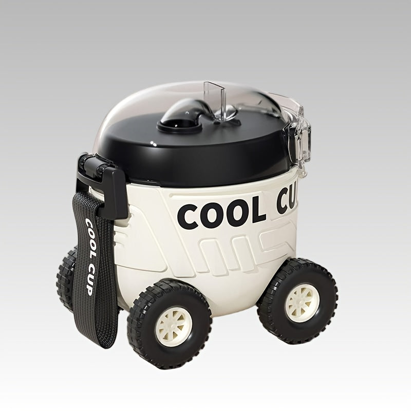A New Type Of Cartoon Four-wheel Water Bottle