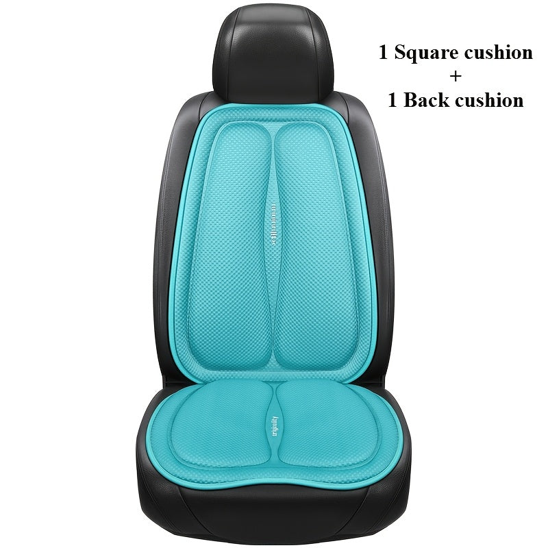 2pcs Set, Universal Car Seat Cushion + Backrest Padasons, Perfect Gift for Car Owners, Enhances Driving Experience