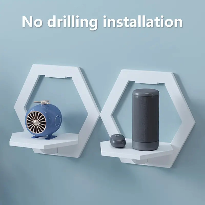 Space-Saving Wall-Mounted Storage Rack