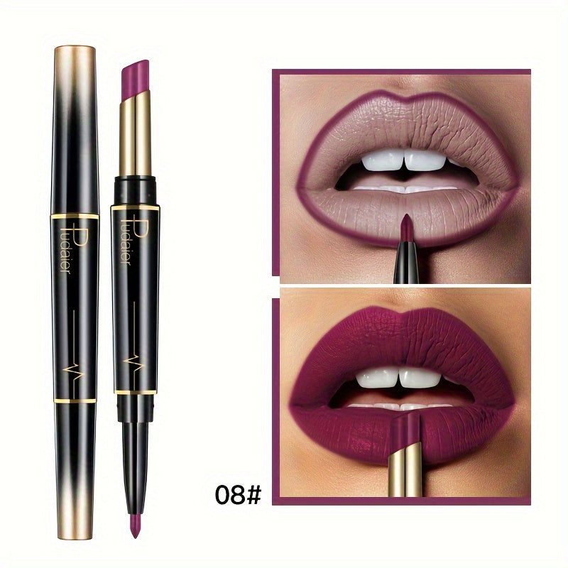 15 Color 2-In-1 Double-Ended Lipstick & Lip Liner
