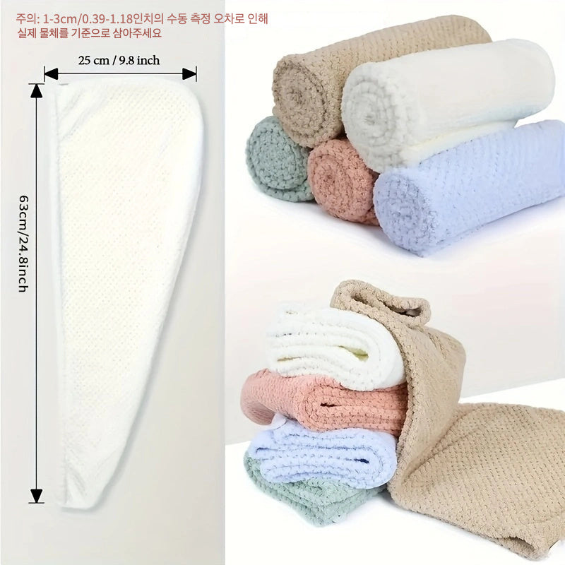 Super absorbent curly hair towel