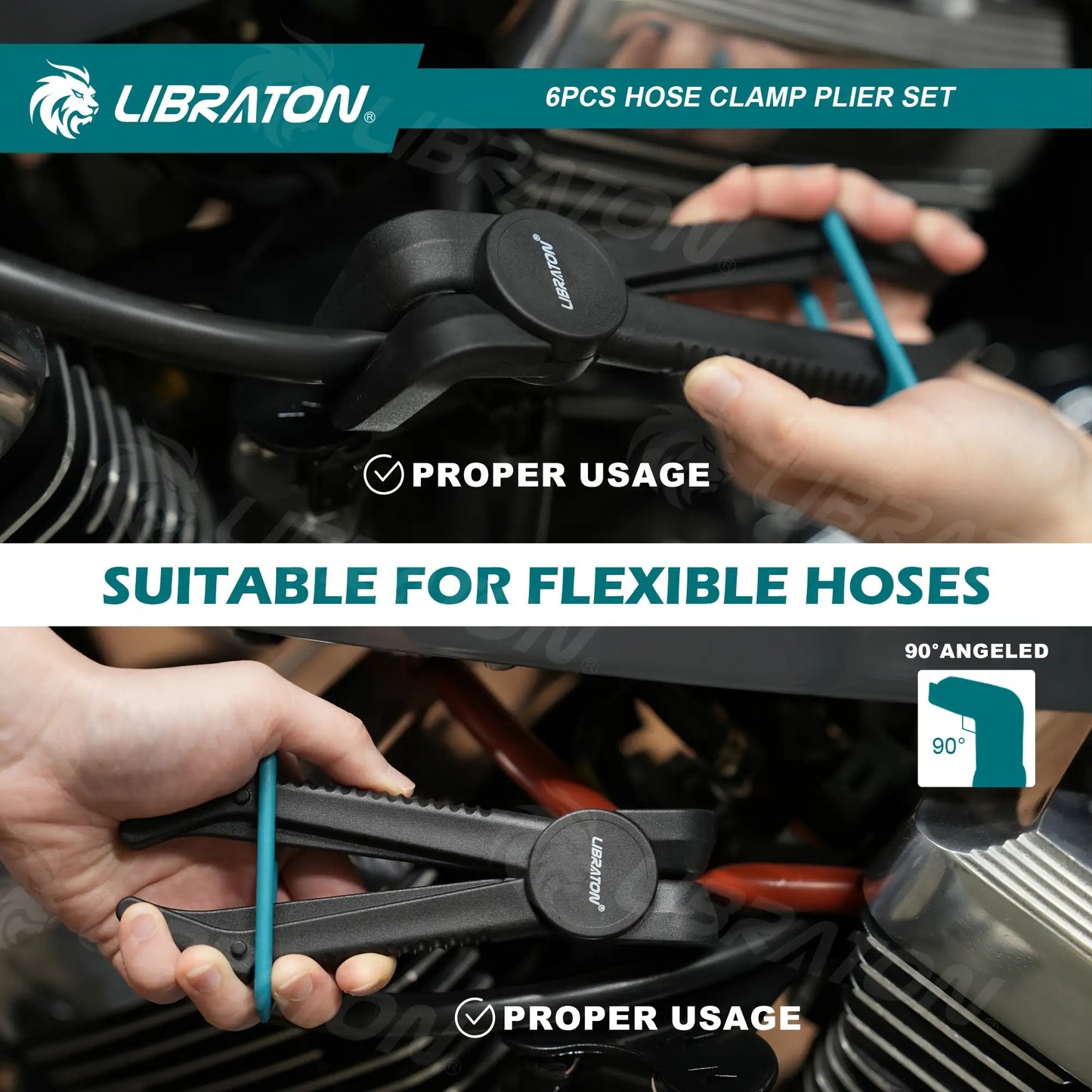 6pcs Hose Clamp Tool Kit