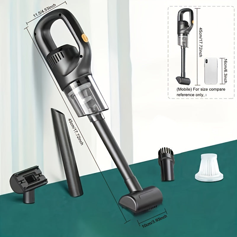 High-Suction Cordless Handheld Vacuum Cleaner