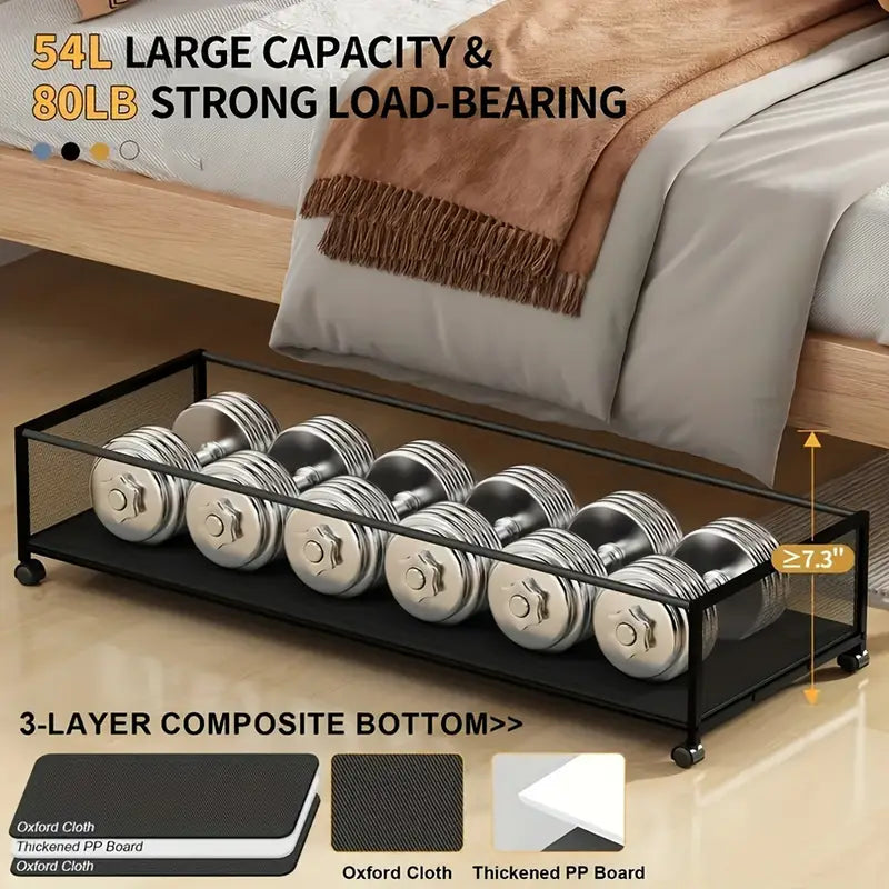 Under Bed Storage Cabinet With Wheels