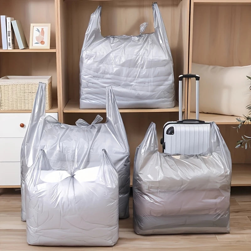 10-Pack Heavy-Duty Plastic Storage Bags