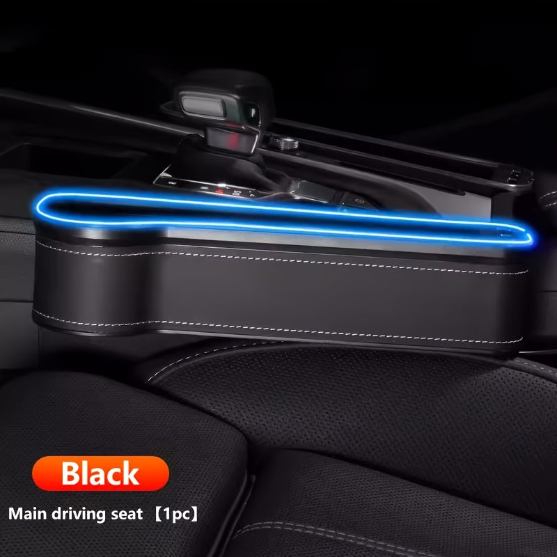 ABS Resin Car Seat Slot Storage Box with Mobile Phone Holder