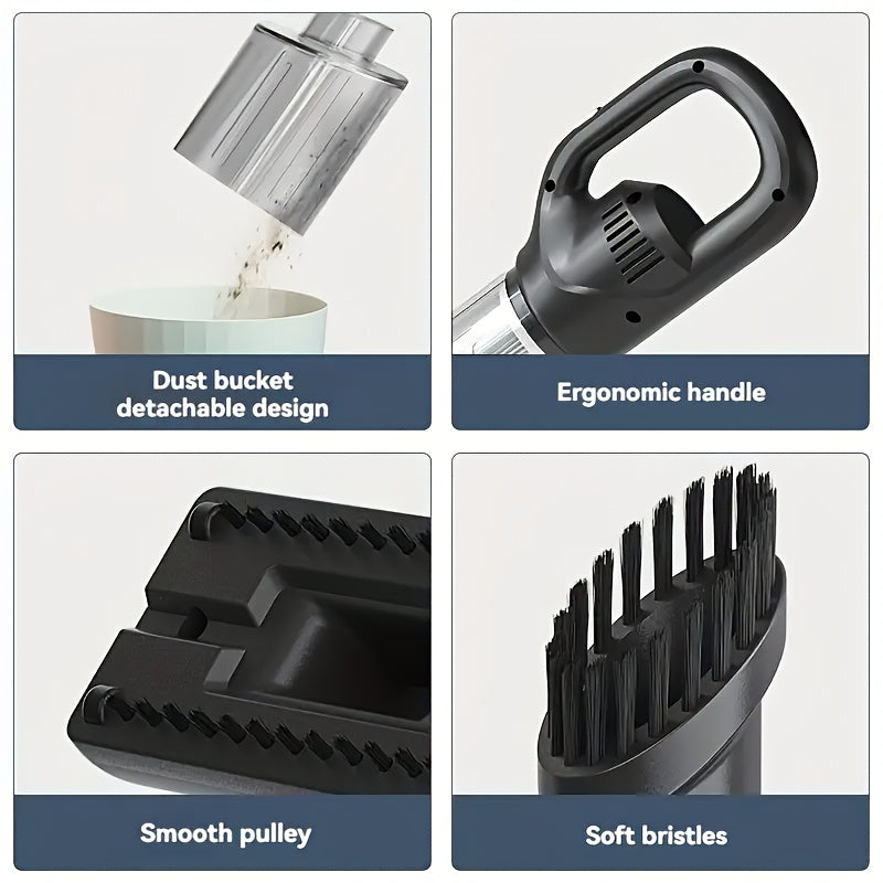 High-Suction Cordless Handheld Vacuum Cleaner
