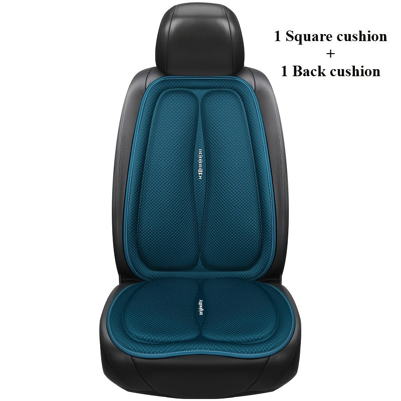 2pcs Set, Universal Car Seat Cushion + Backrest Padasons, Perfect Gift for Car Owners, Enhances Driving Experience