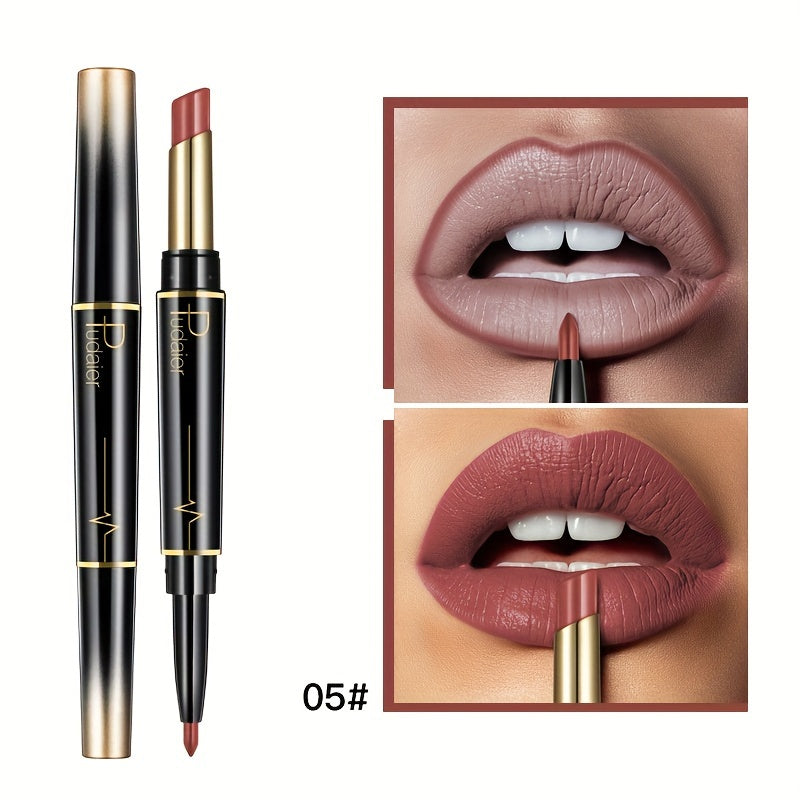 15 Color 2-In-1 Double-Ended Lipstick & Lip Liner