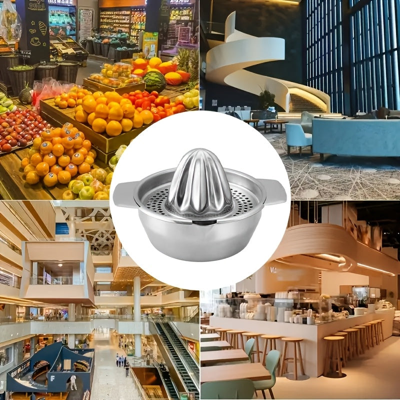 2pcs Stainless Steel Manual Citrus Juicer