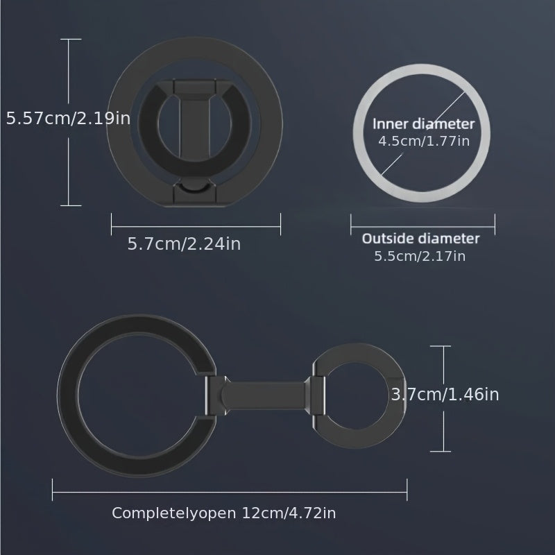 Upgraded Version Double-sided Magnetic Ring Holder