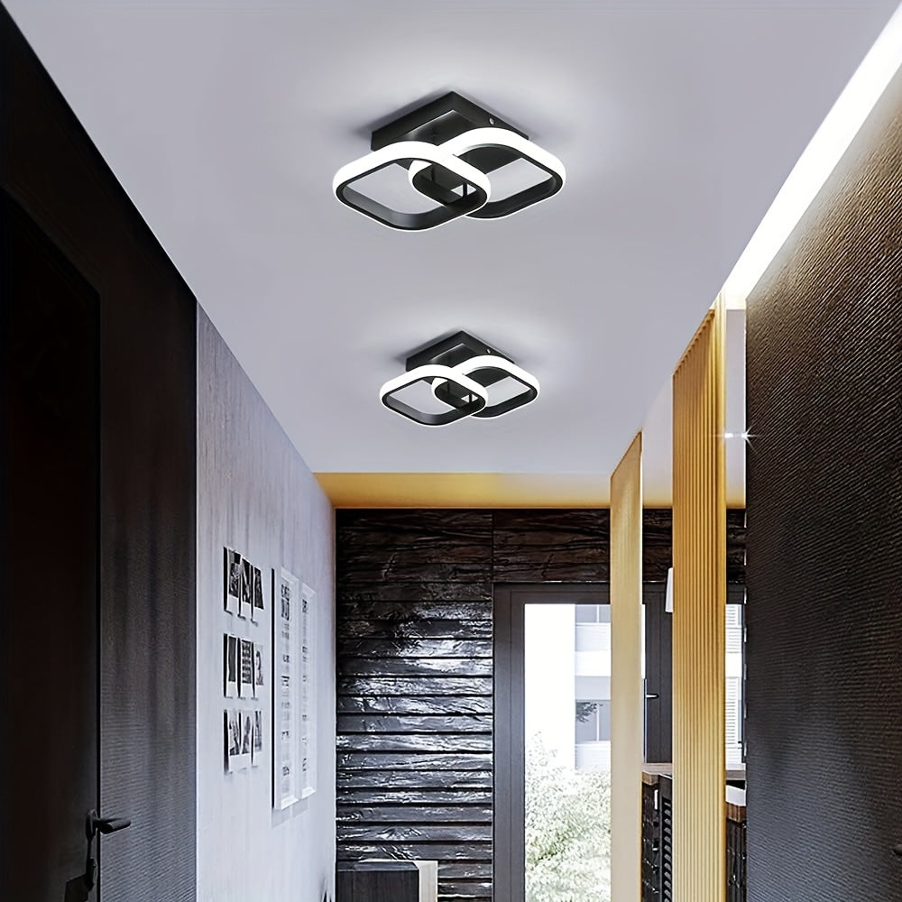 Indoor square ceiling light luxury chandelier