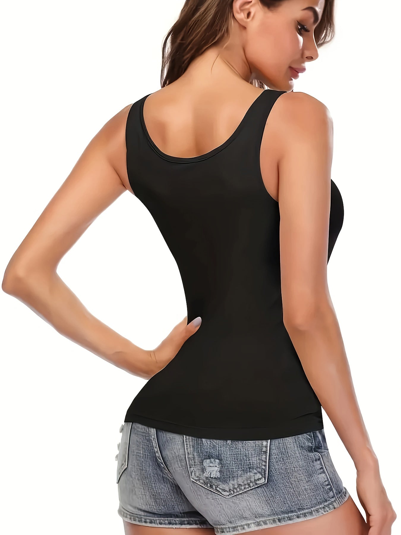 Summer Simple 6pcs Women's Strap Tank Tops