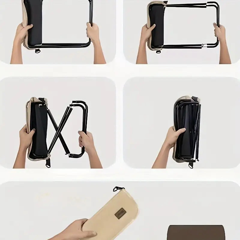 2pcs Portable Folding Chair with Backpack