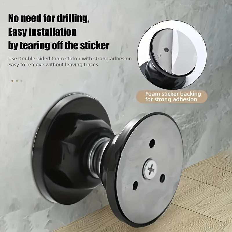 Strong magnetic door catch anti-collision floor catch