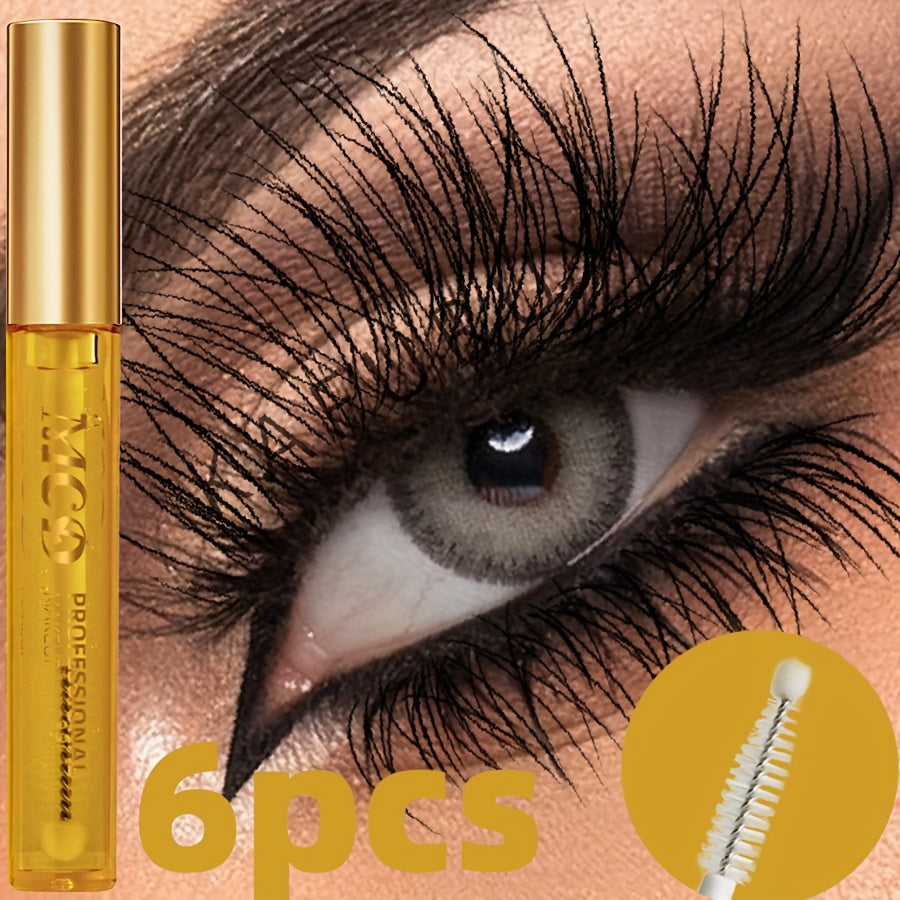 6pcs Eyelash Serum - Eye Cosmetics Gel Mascara Cream
