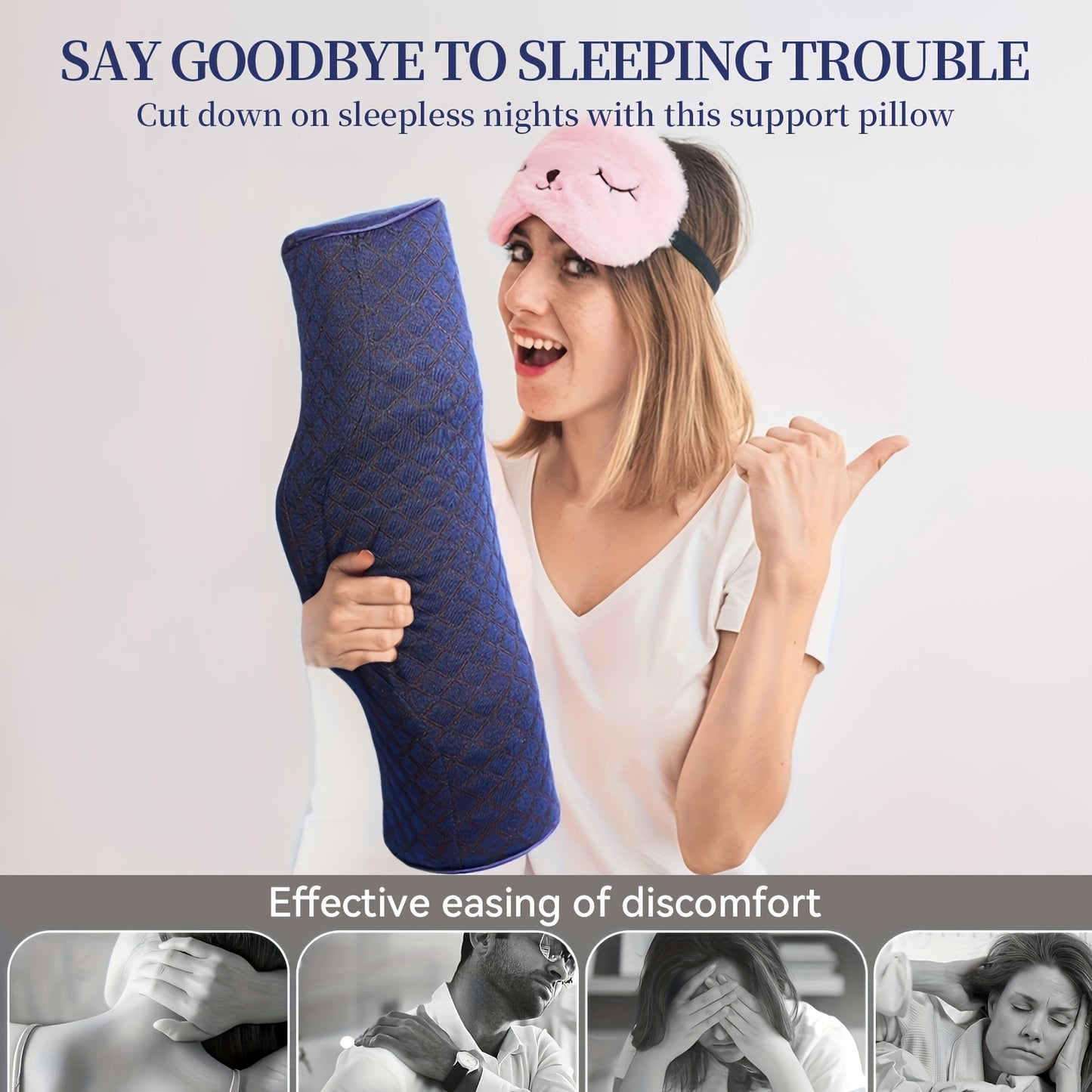 2pcs Cervical Neck Pillow for Sleeping