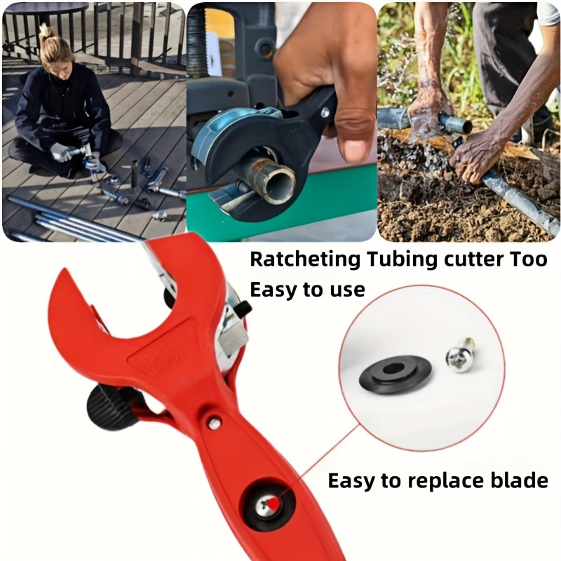 Compact Ratcheting Tubing Cutter for 8-29mm Pipes