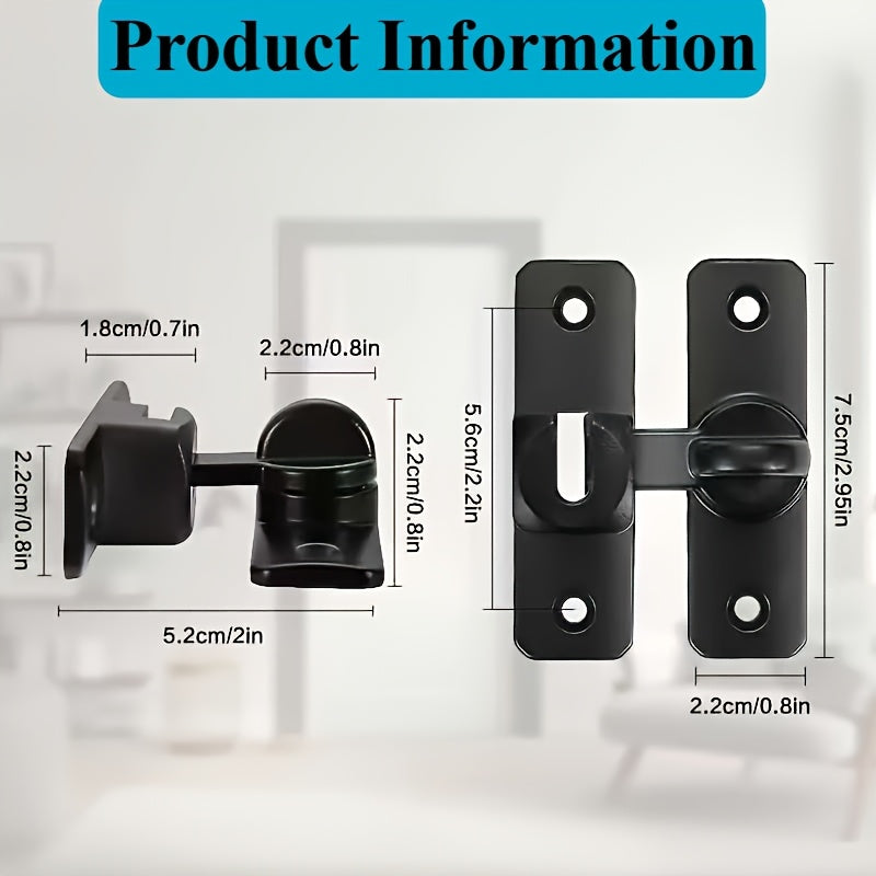 Durable Zinc Alloy Heavy-Duty Sliding Door Latch