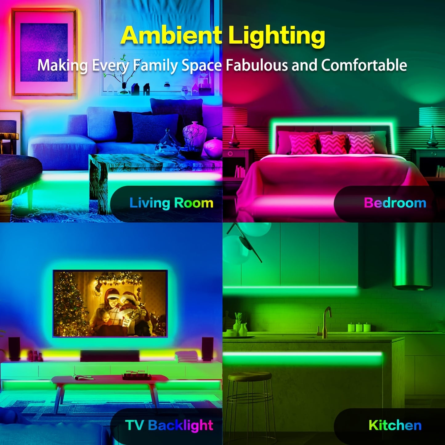 100FT Extra Long Smart Led Strip Lights