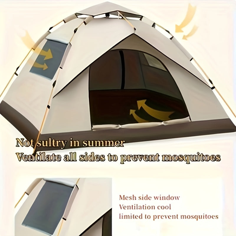 UV Repellent 4-Person Pop-Up Tent