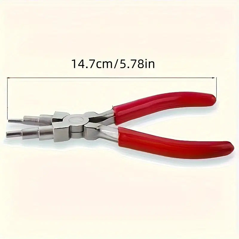 6-in-1 Jewelry Making Pliers Carbon Steel Looping Wrapping Pliers