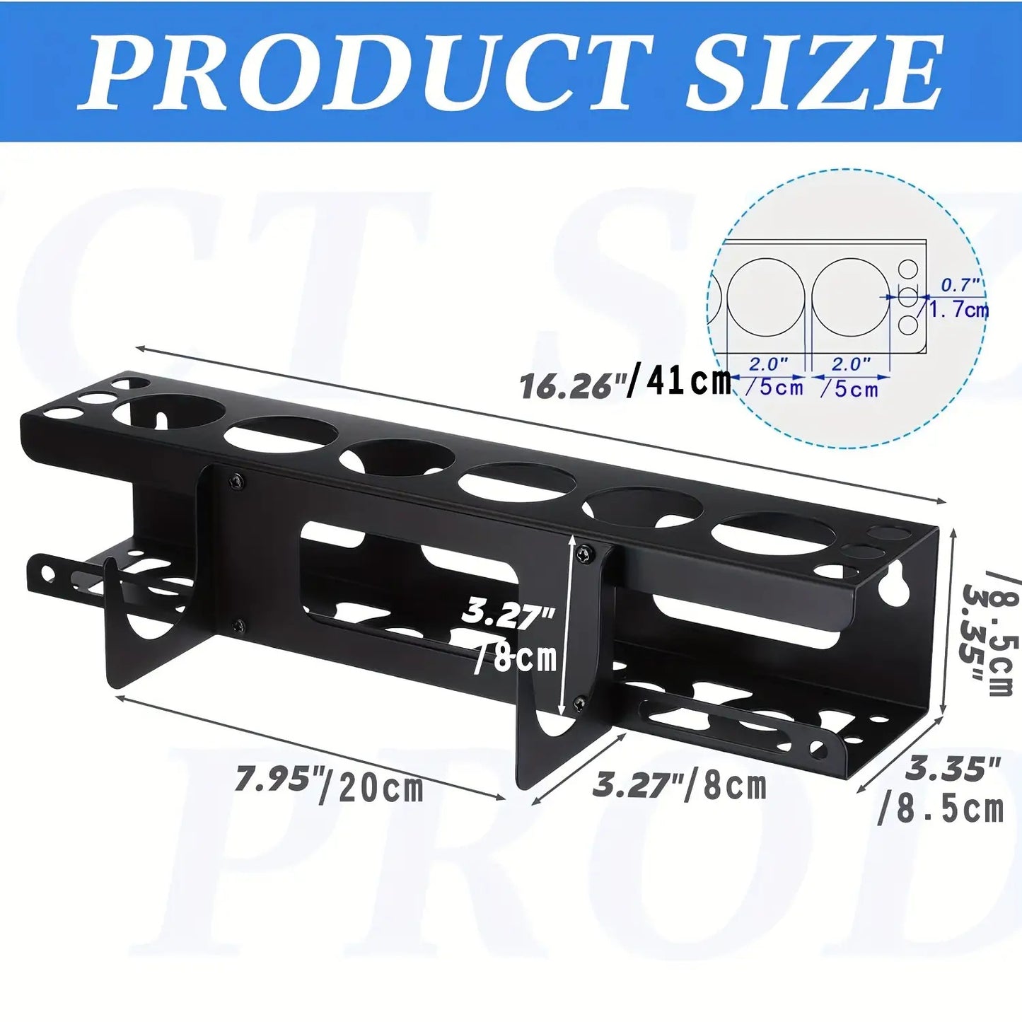 Wall-Mounted Caulking Gun Storage Rack & Sealant Tube Holder