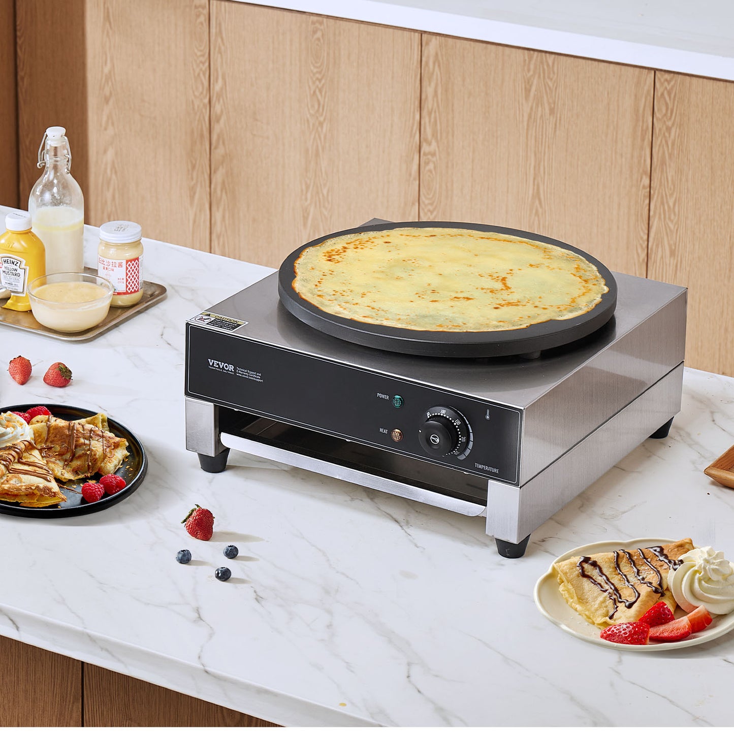 16-Inch Electric Crepe Maker Commercial Crepe Machine