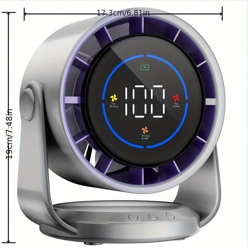 Ultra-Quiet USB Rechargeable Mini Electric Fan