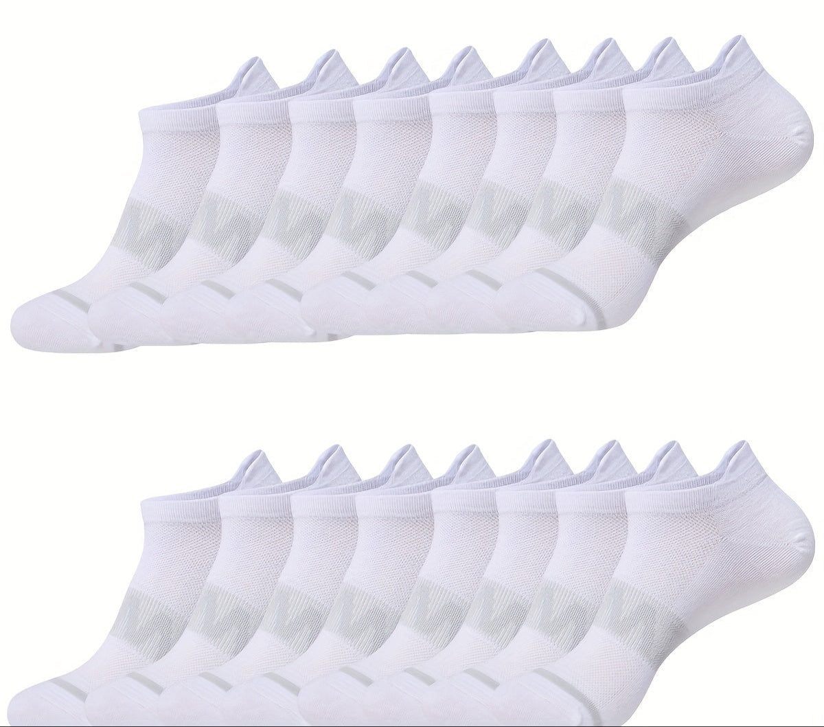 6 Pairs Breathable Mesh Athletic Socks
