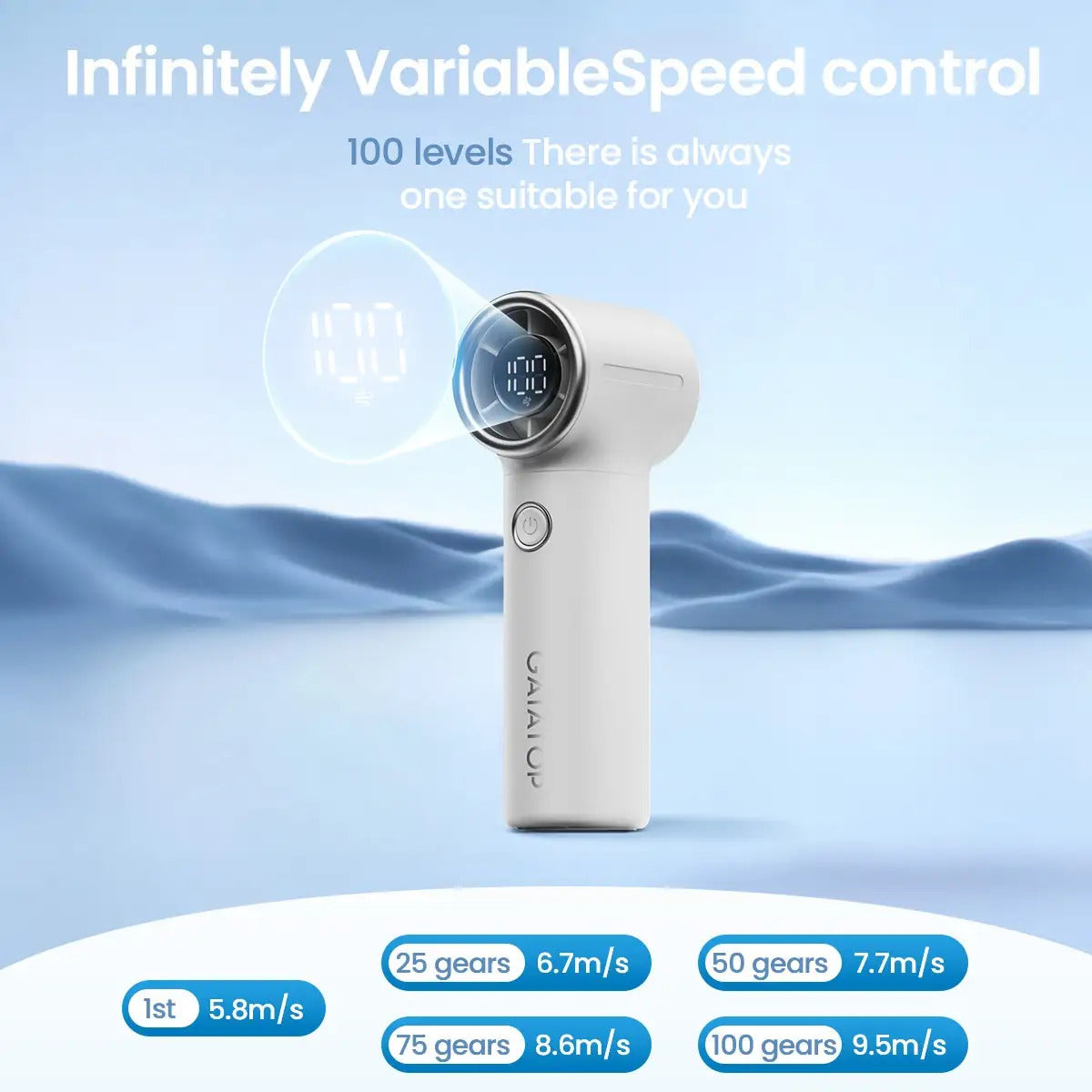 High-speed handheld super mini portable fan