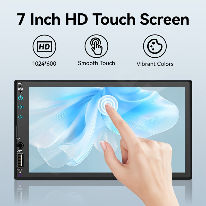 7-Inch Carplay Android Auto 1 Din Car Radio MP5 Player