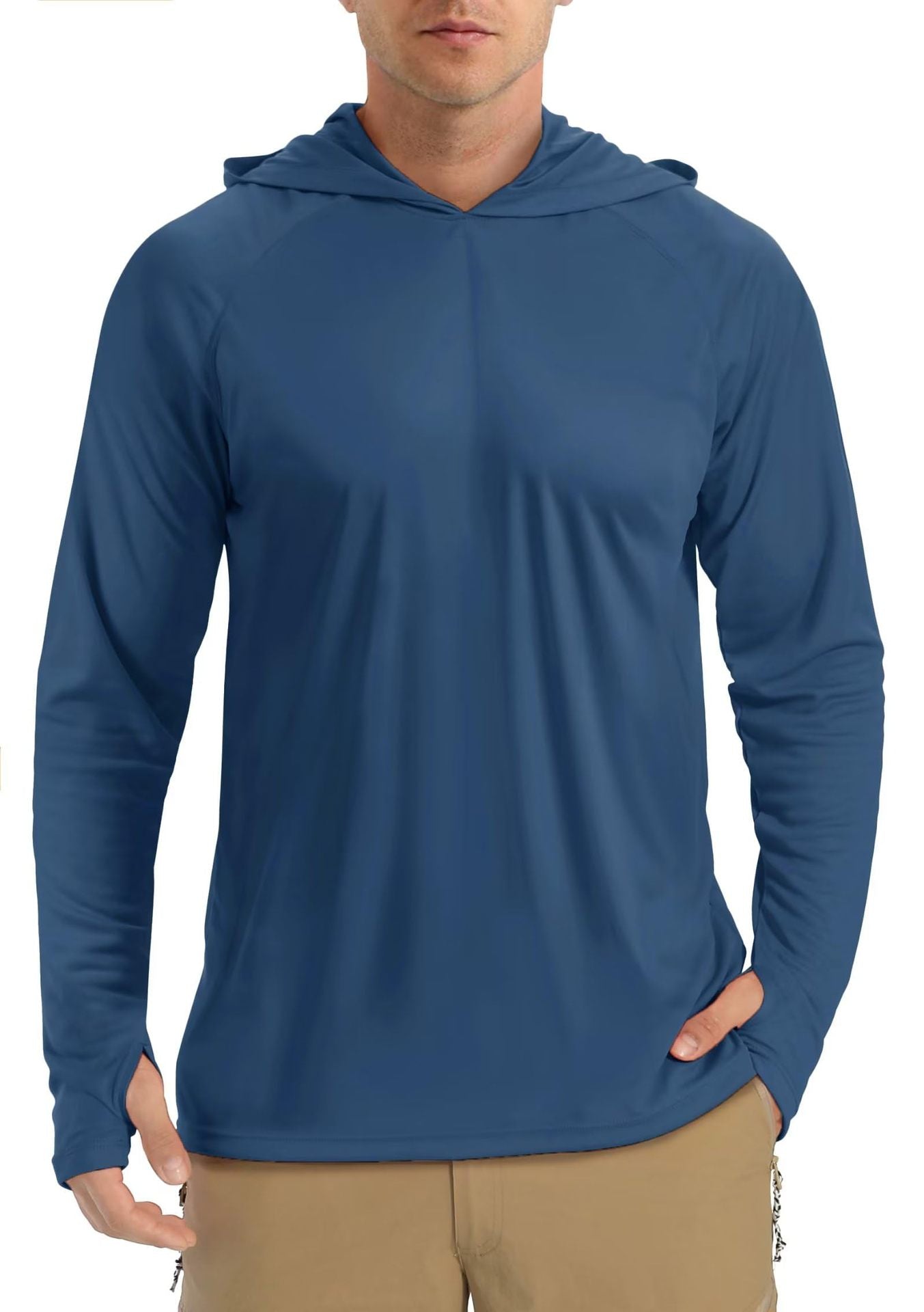 5pcs Men'S Quick-Dry Hooded Shirts