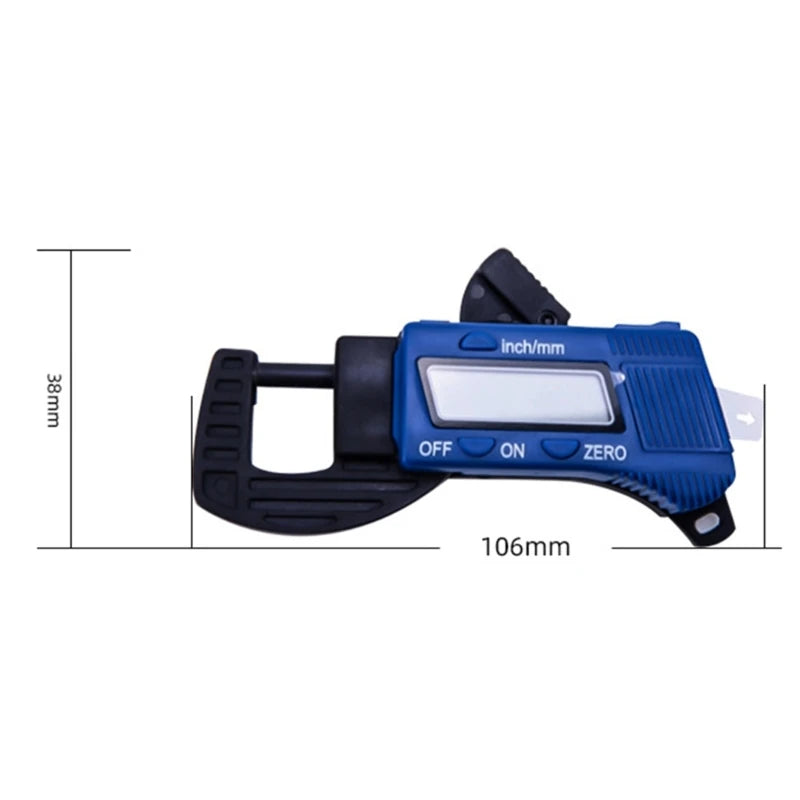 0‑12.7mm Caliper Electronic Thickness Gauge Digital Thickness Gauge