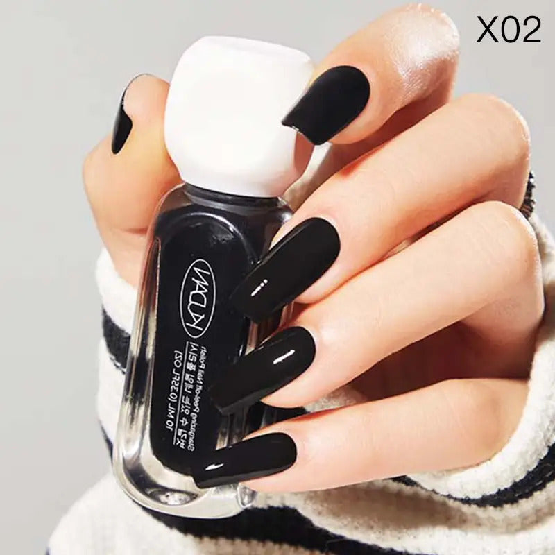 6pcs/SET-10ml Nail Polish Quick Drying Water-Based Off Nail Polish