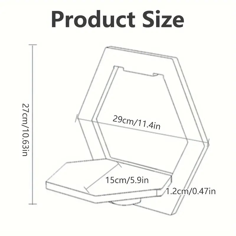 Space-Saving Wall-Mounted Storage Rack