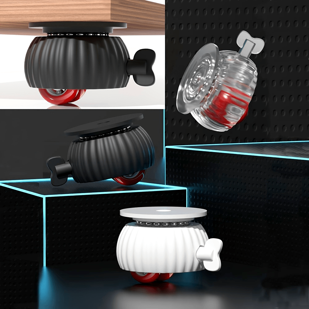 4pcs Metal Swivel Casters with Lock
