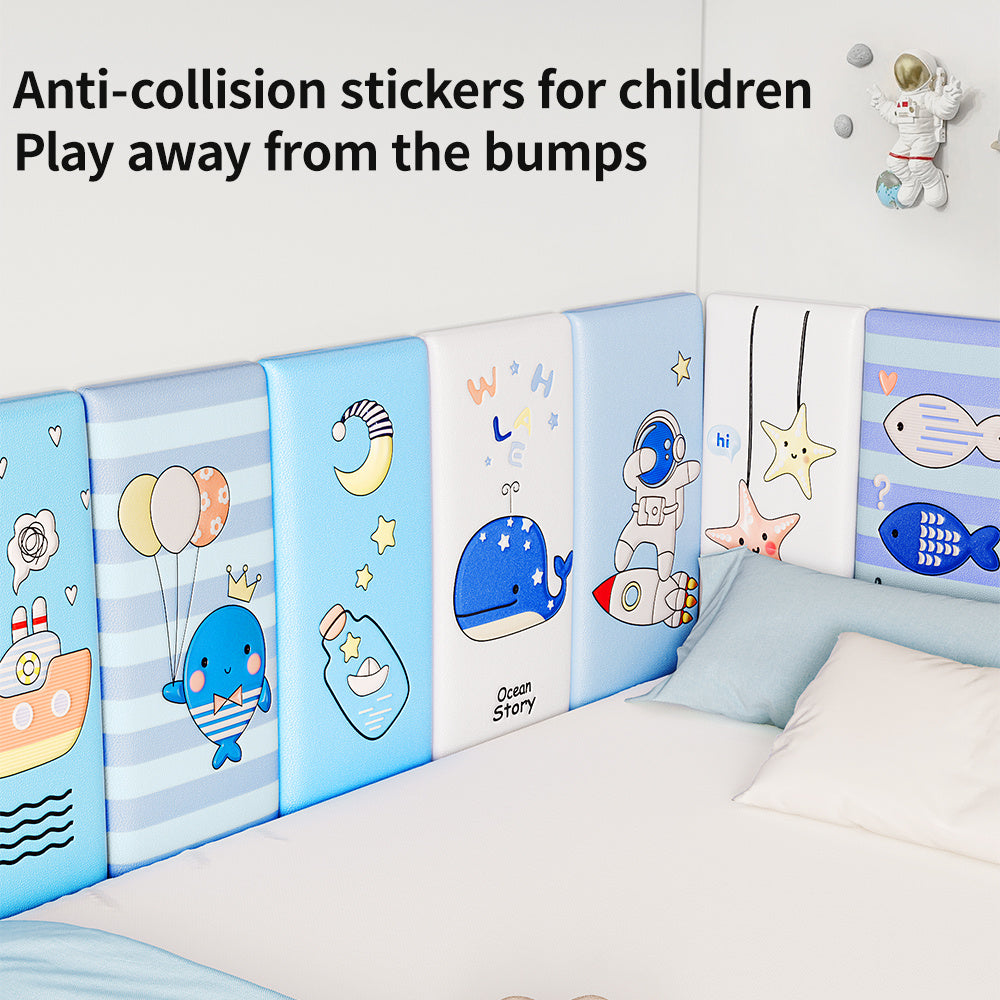 8pcs Bedside Wall Soft Pads