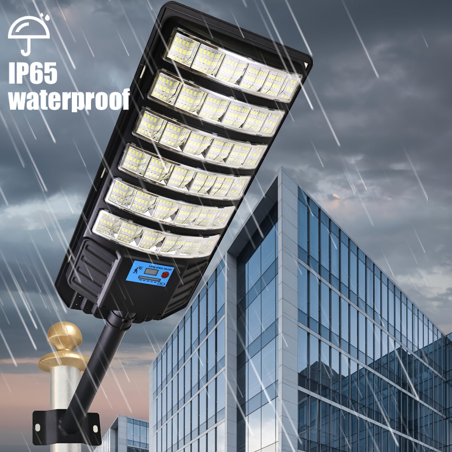 Extra Large Outdoor Solar Wall Light