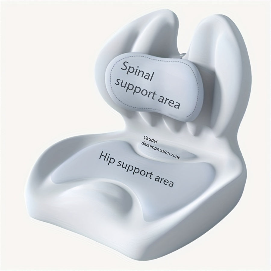 Ergonomic Double Lumbar Support Car Seat Cushion