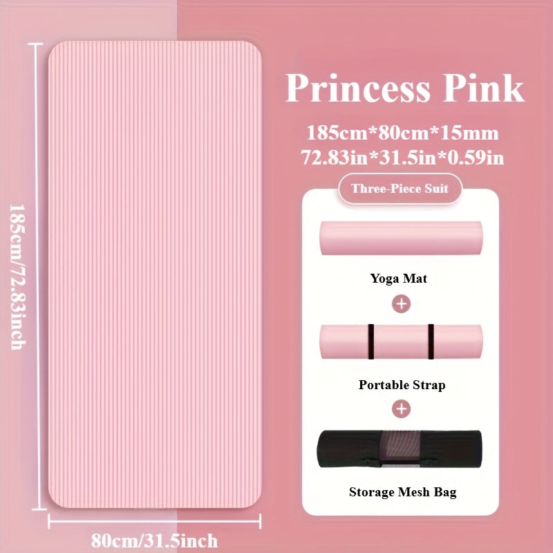 1pc Ultra-Thick Yoga Mat for Women